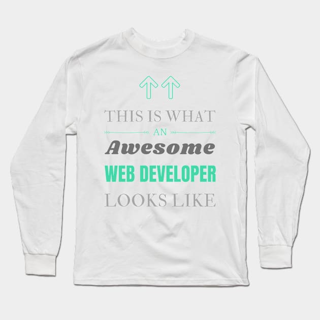 Web developer Long Sleeve T-Shirt by Mdath